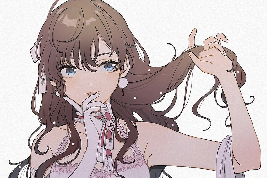 ichinose shiki (idolmaster and 1 more) drawn by iwawa