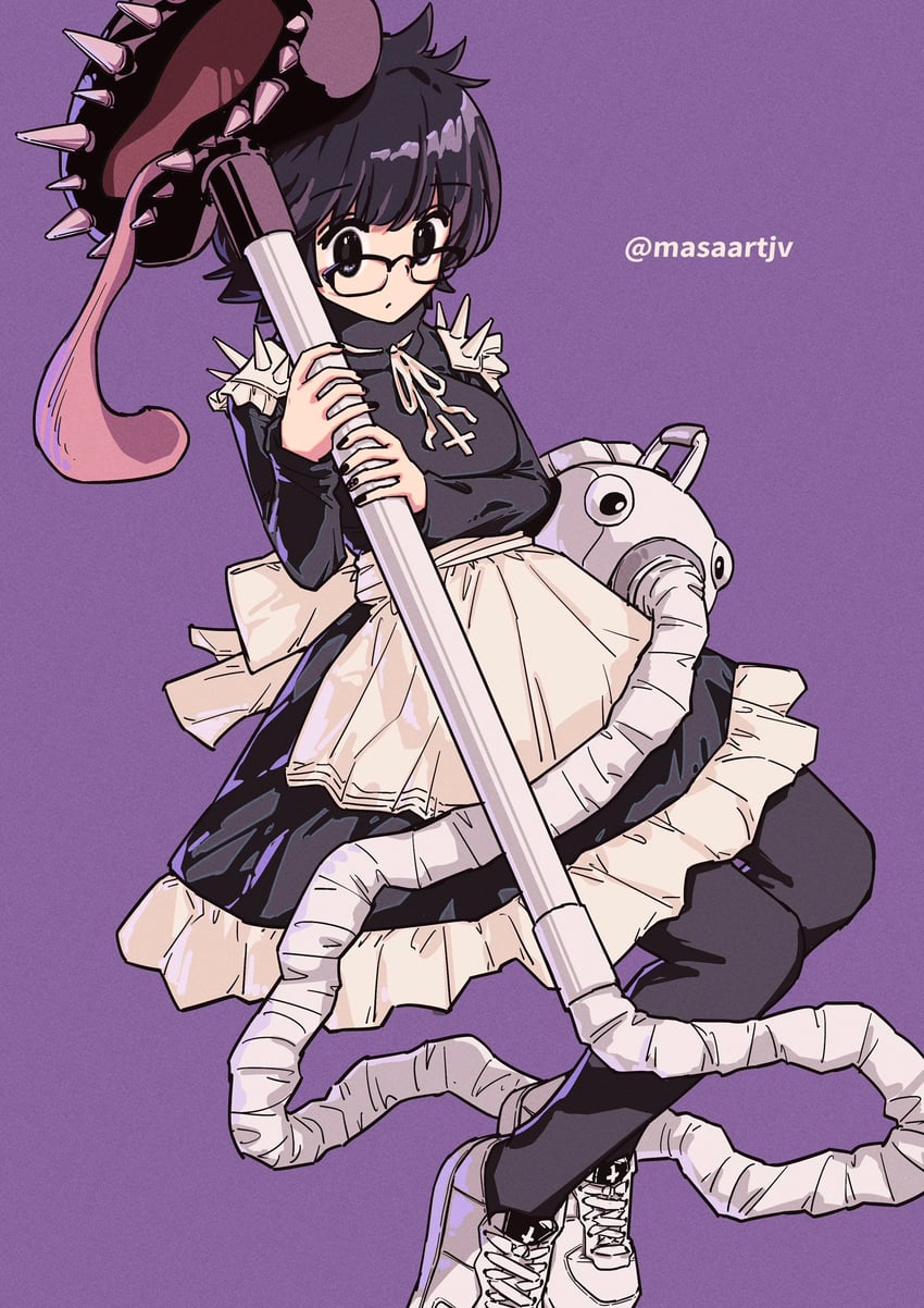 shizuku murasaki and blinky (hunter x hunter) drawn by masaartjv
