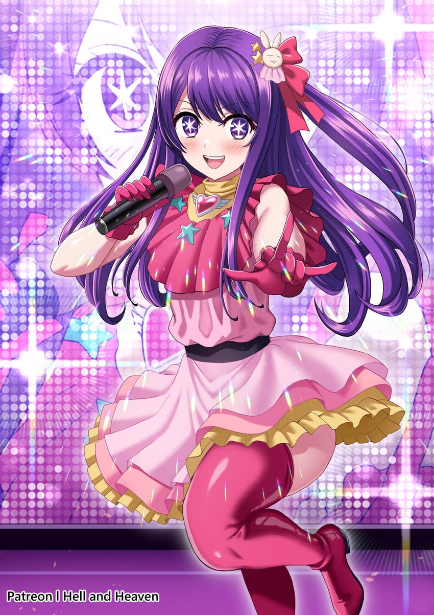 hoshino ai (oshi no ko) drawn by hellandheaven