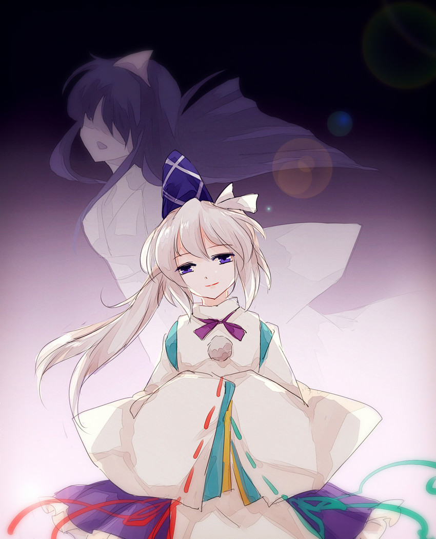 mononobe no futo and okiku (touhou) drawn by akinomiya_asuka