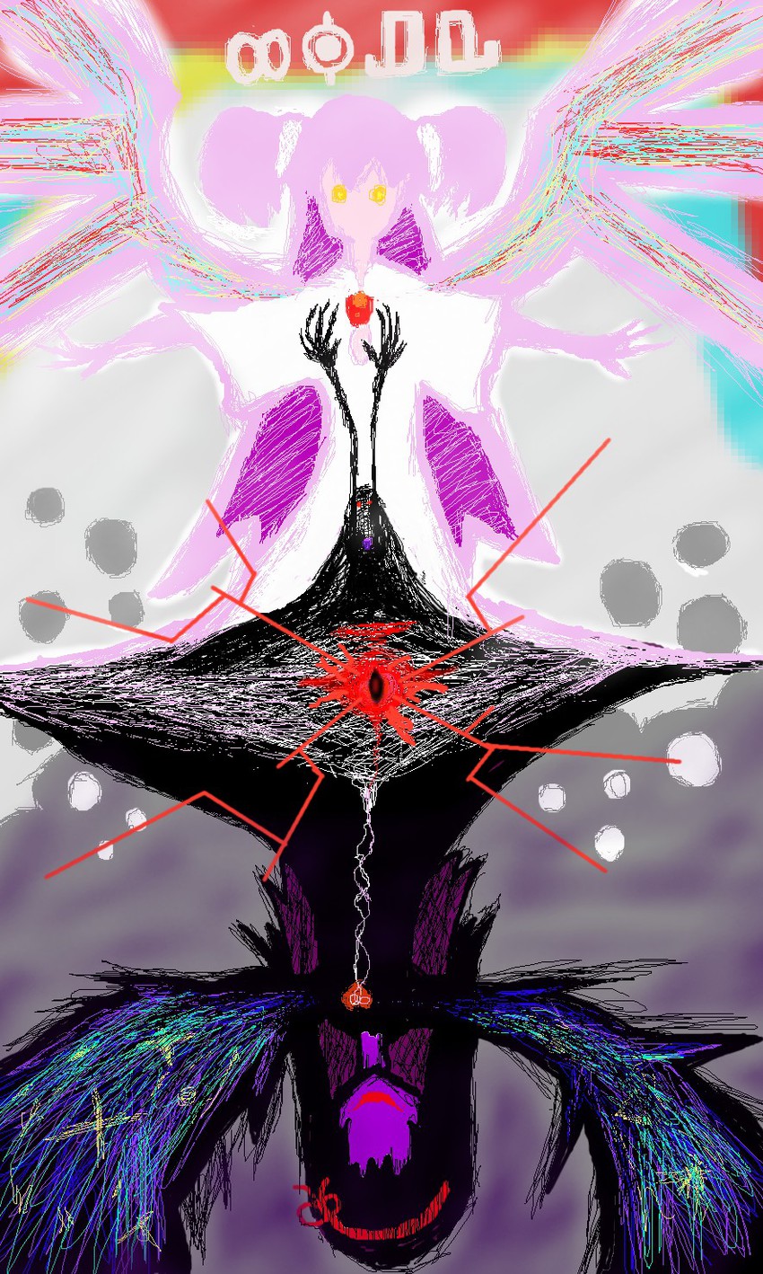 akemi homura, kaname madoka, ultimate madoka, and akuma homura (mahou shoujo madoka magica and 1 more) drawn by the-beast