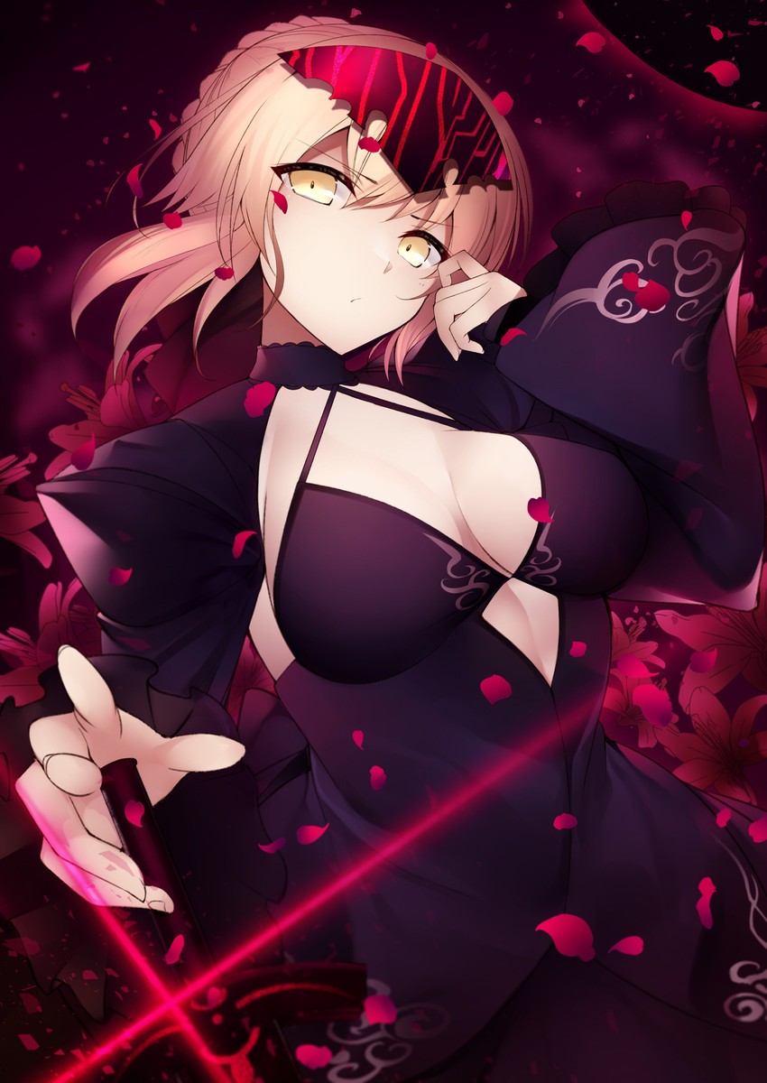 artoria pendragon and saber alter (fate and 2 more) drawn by netarou