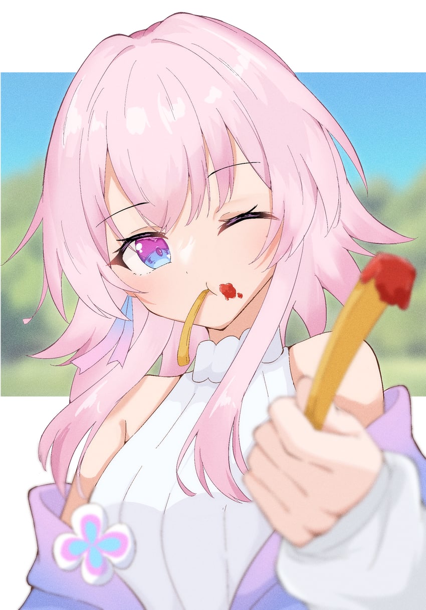 march 7th (honkai and 1 more) drawn by koenage_kaoru