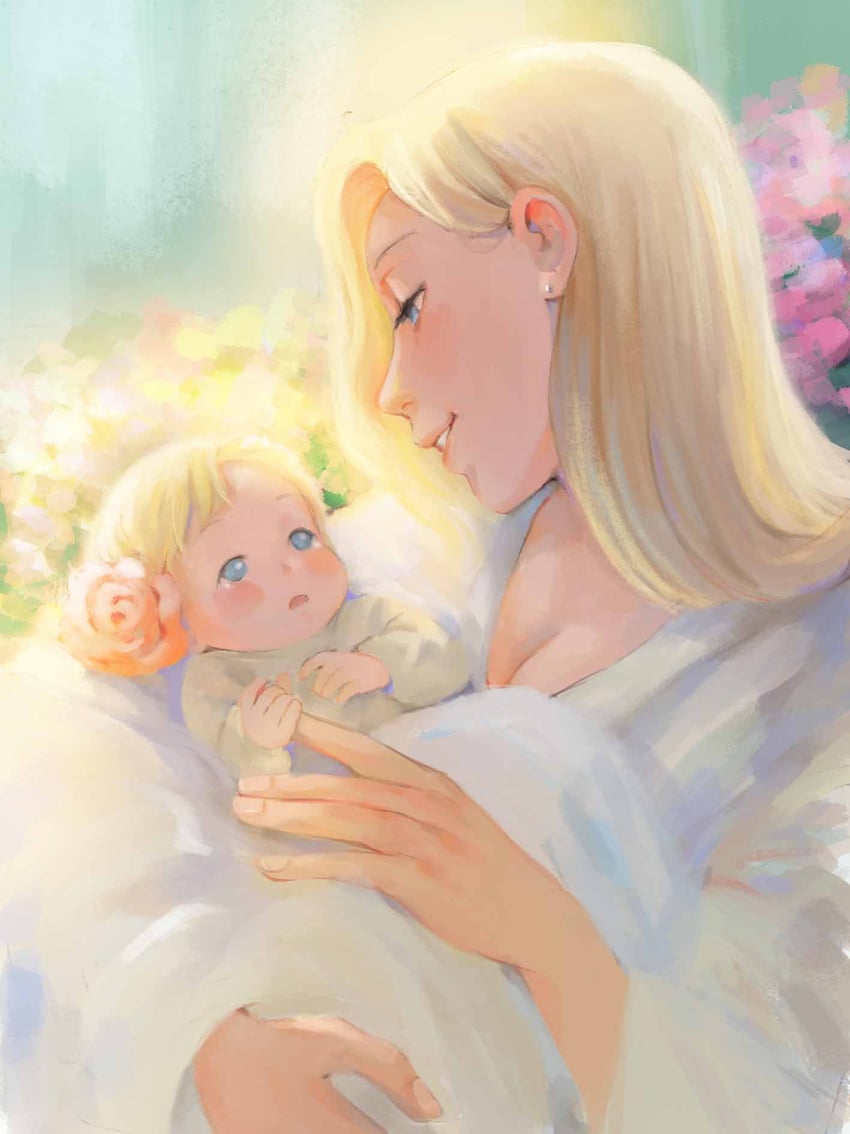 yamanaka ino and yamanaka inojin (naruto and 1 more) drawn by xmonday_mintx