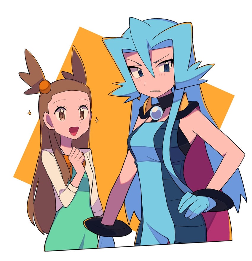 jasmine and clair (pokemon and 1 more) drawn by tyako_089