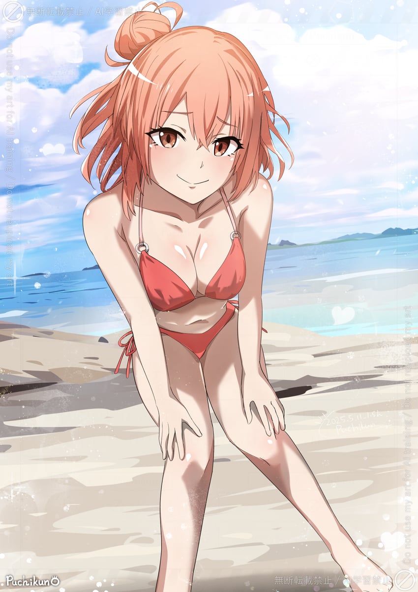 yuigahama yui (yahari ore no seishun lovecome wa machigatteiru.) drawn by puchikun