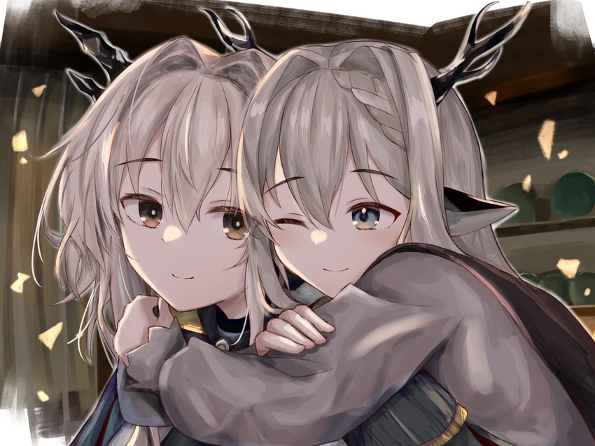 talulah, alina, and talulah the fighter (arknights) drawn by riu_kawano