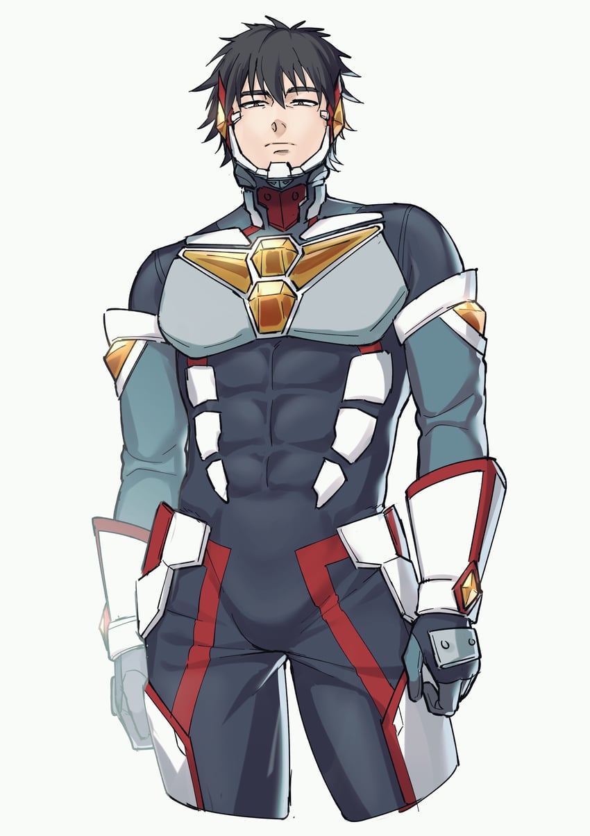 ao isami and lewis smith (yuuki bakuhatsu bang bravern) drawn by yuzuki_(hmr813k)