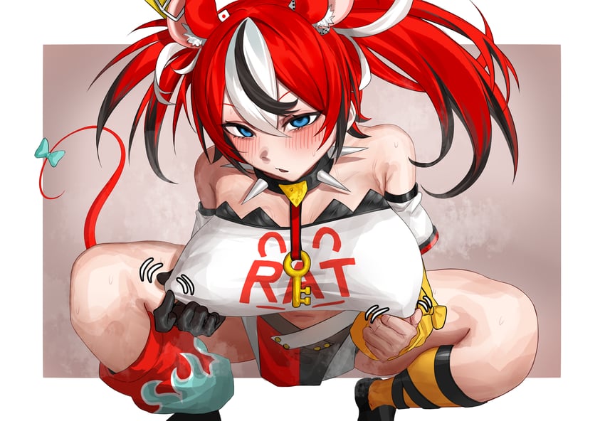 hakos baelz (hololive and 1 more) drawn by jigger_e