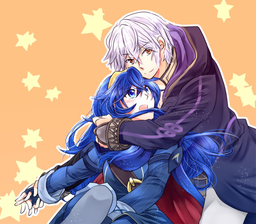 lucina and male robin (fire emblem and 1 more) drawn by kaidou_mitsuki