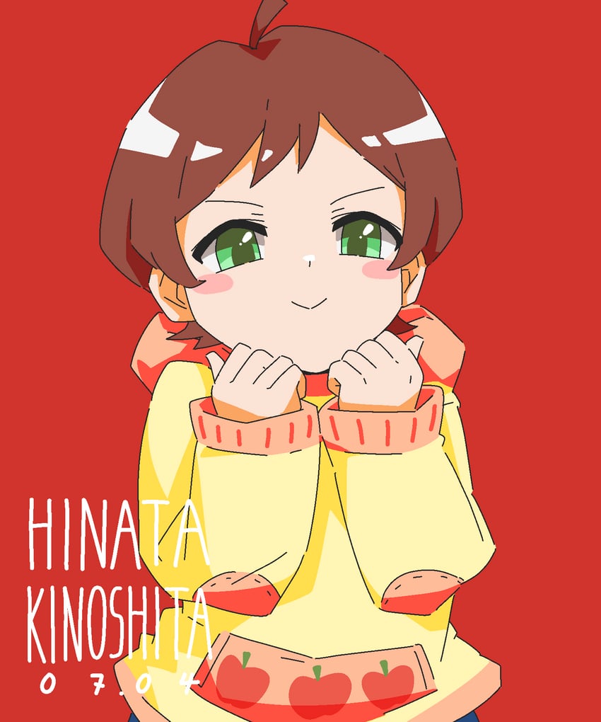 kinoshita hinata (idolmaster and 2 more) drawn by ohgi910