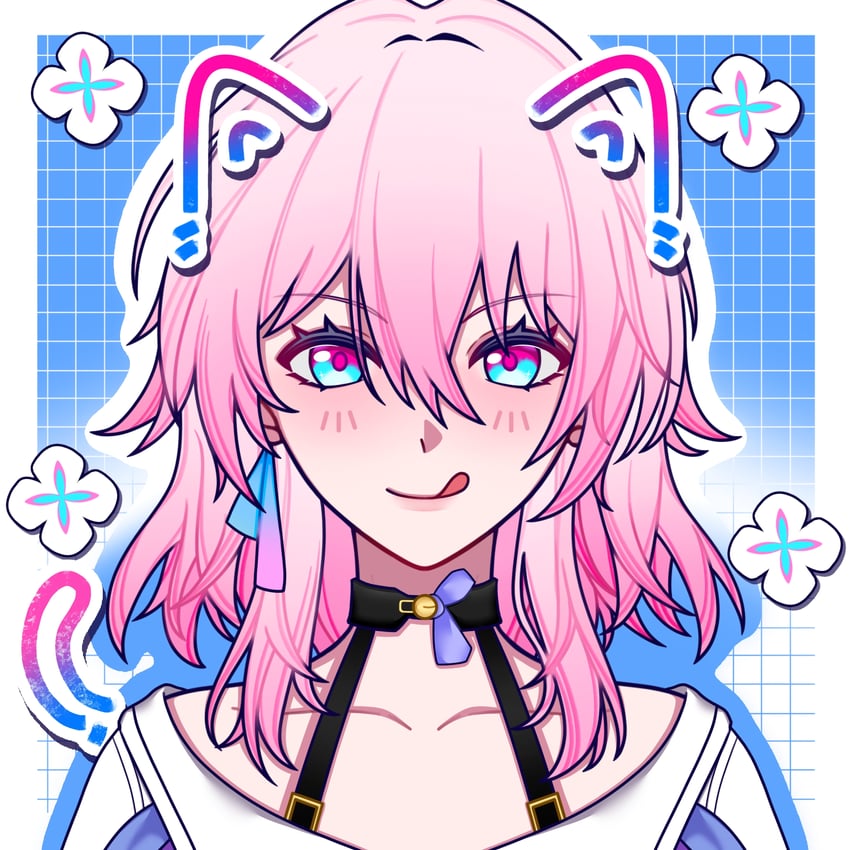 march 7th (honkai and 1 more) drawn by xd_xiugou