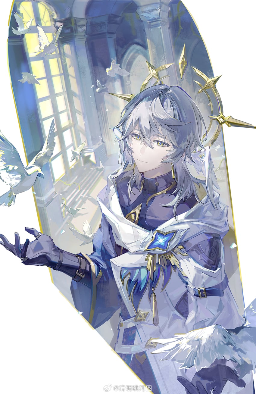 sunday (honkai and 1 more) drawn by qingming_tiaohetu