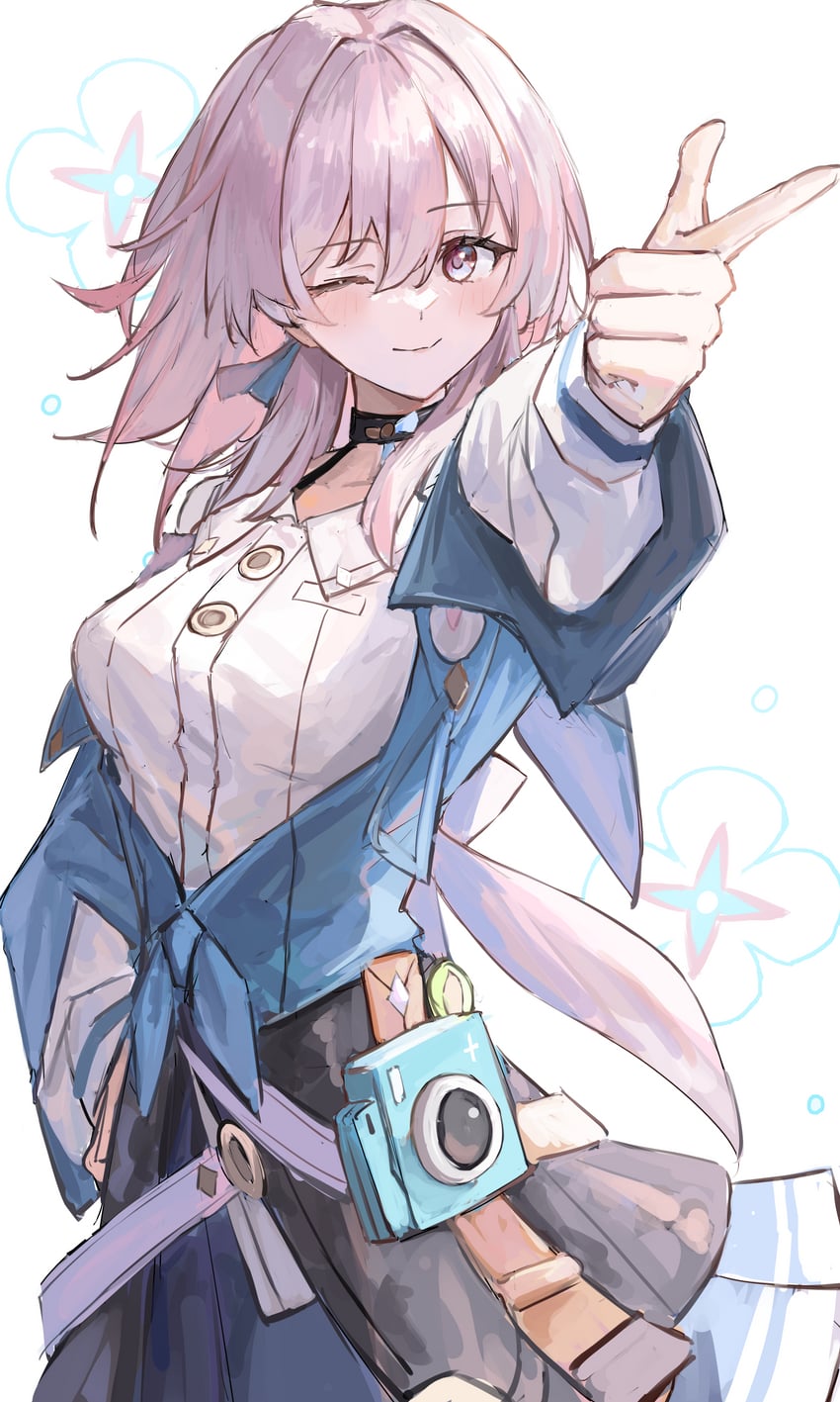march 7th (honkai and 1 more) drawn by shiro_wa_(shiroshironix)