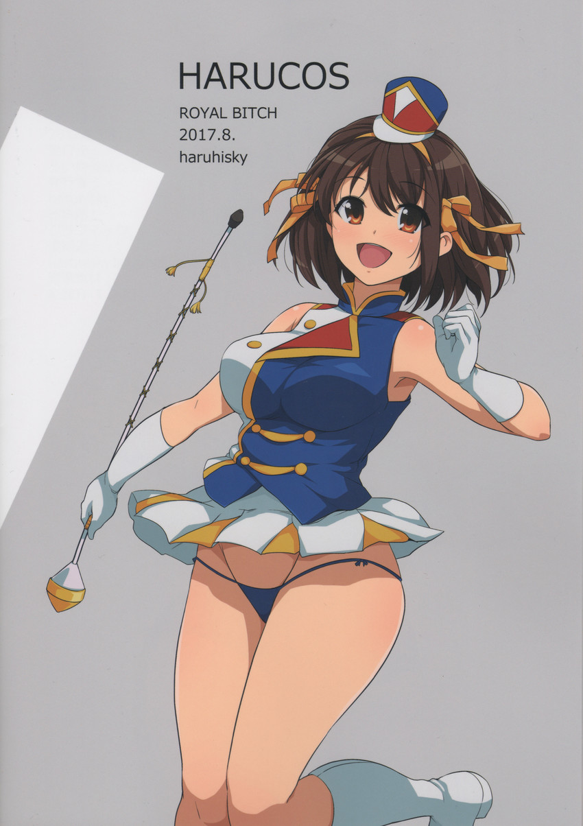 suzumiya haruhi (suzumiya haruhi no yuuutsu and 2 more) drawn by haruhisky
