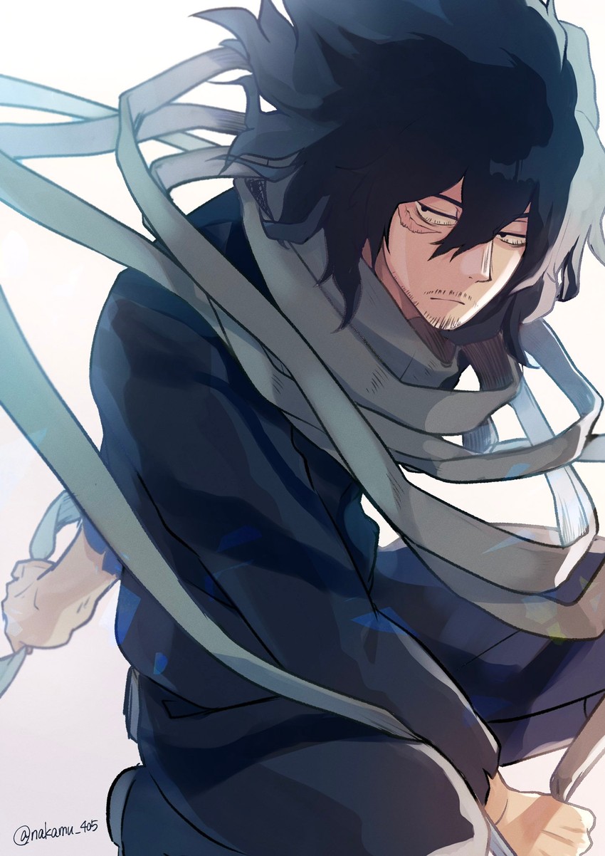 aizawa shota (boku no hero academia) drawn by nakamu_405