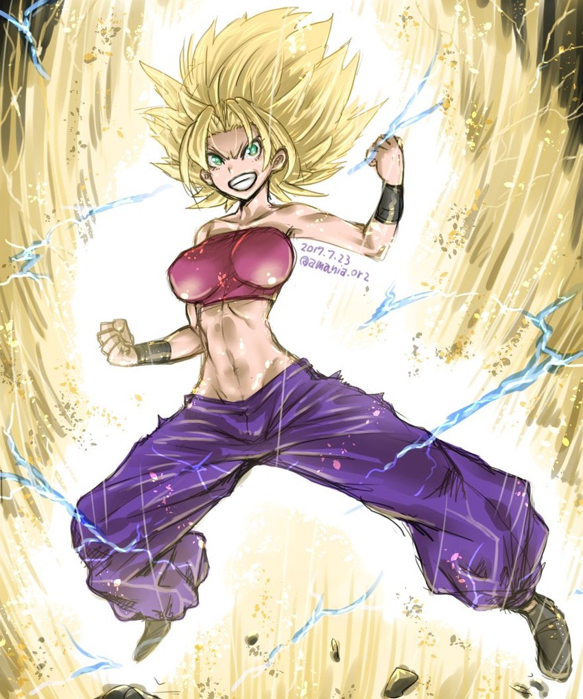 caulifla (dragon ball and 1 more) drawn by amania_orz
