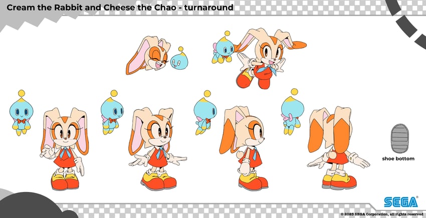 cream the rabbit, neutral chao, and cheese (sonic and 2 more) drawn by tyson_hesse