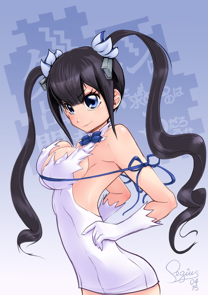 hestia (dungeon ni deai wo motomeru no wa machigatteiru darou ka) drawn by pegius