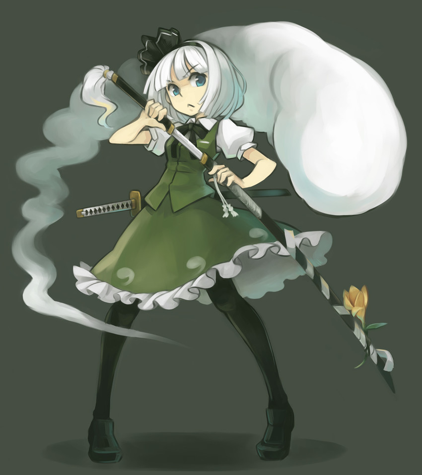 konpaku youmu (touhou) drawn by minoa_(lastswallow)