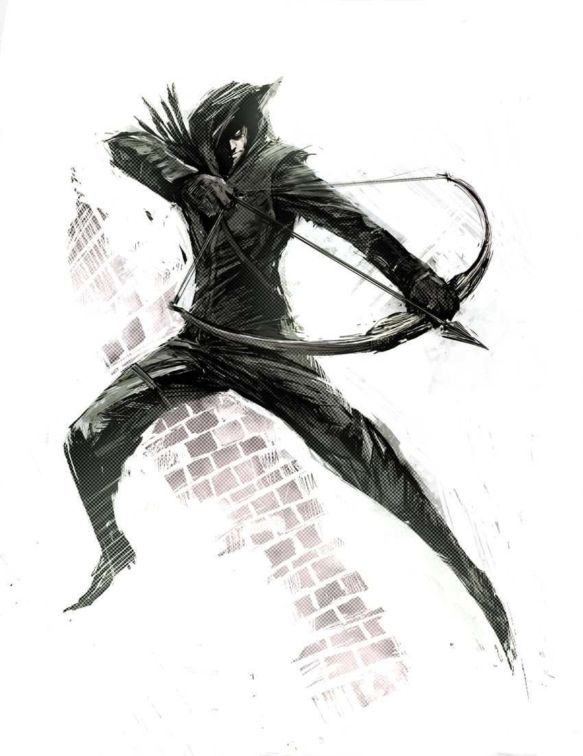 green arrow (dc comics and 1 more) drawn by naratani