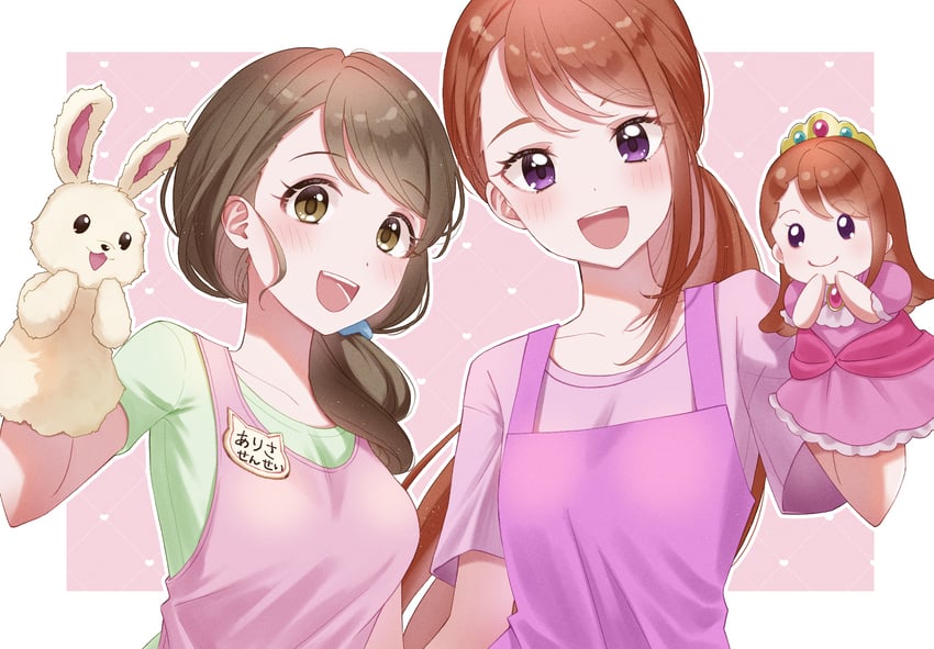 hijiri ageha and mochida arisa (idolmaster and 3 more) drawn by ayn_(ayn_kau)