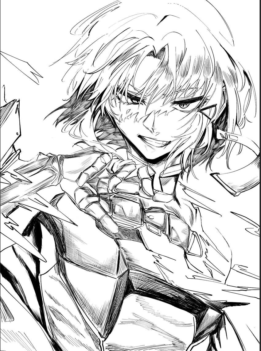 drake (goddess of victory: nikke) drawn by indoor_gorilla