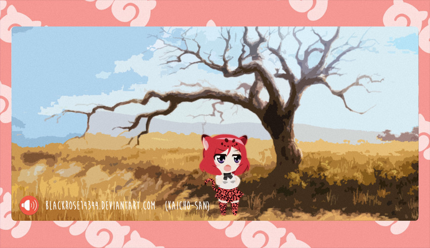nishikino maki and jaguar (love live! and 2 more) drawn by blackrose14344