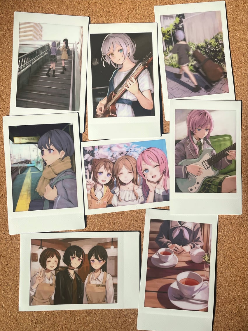 chihaya anon, nagasaki soyo, takamatsu tomori, kaname raana, mitake ran, and 2 more (bang dream! and 1 more) drawn by kinakojojo