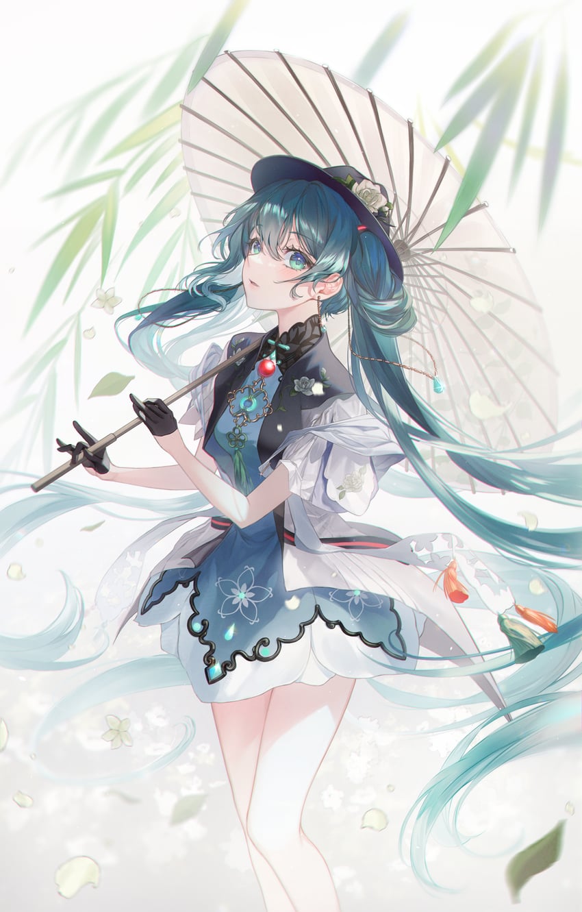 hatsune miku (vocaloid and 1 more) drawn by yon_(tellmedoor)