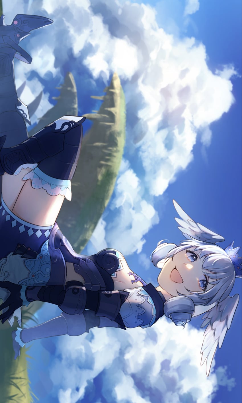 melia antiqua (xenoblade chronicles and 1 more) drawn by comumo