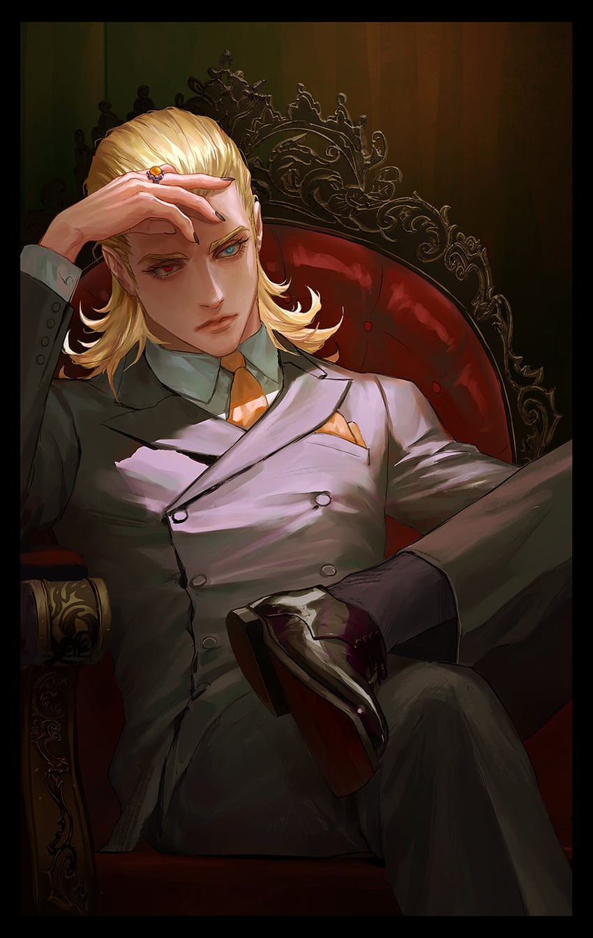 lucifer and louis cypher (shin megami tensei) drawn by o_c_x