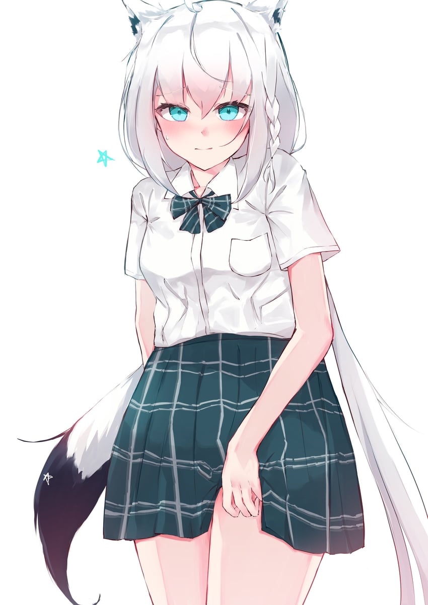 shirakami fubuki (hololive and 1 more) drawn by rirua