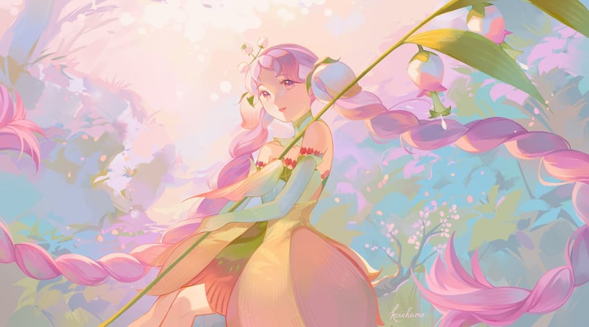 florabelle (afk and 1 more) drawn by koichame