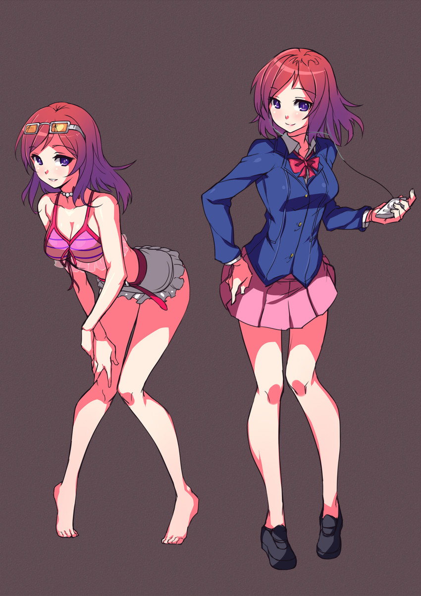 nishikino maki (love live! and 1 more) drawn by saiste