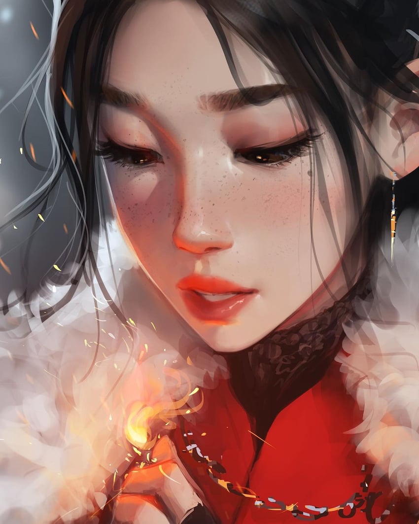 linn (original) drawn by sam_yang