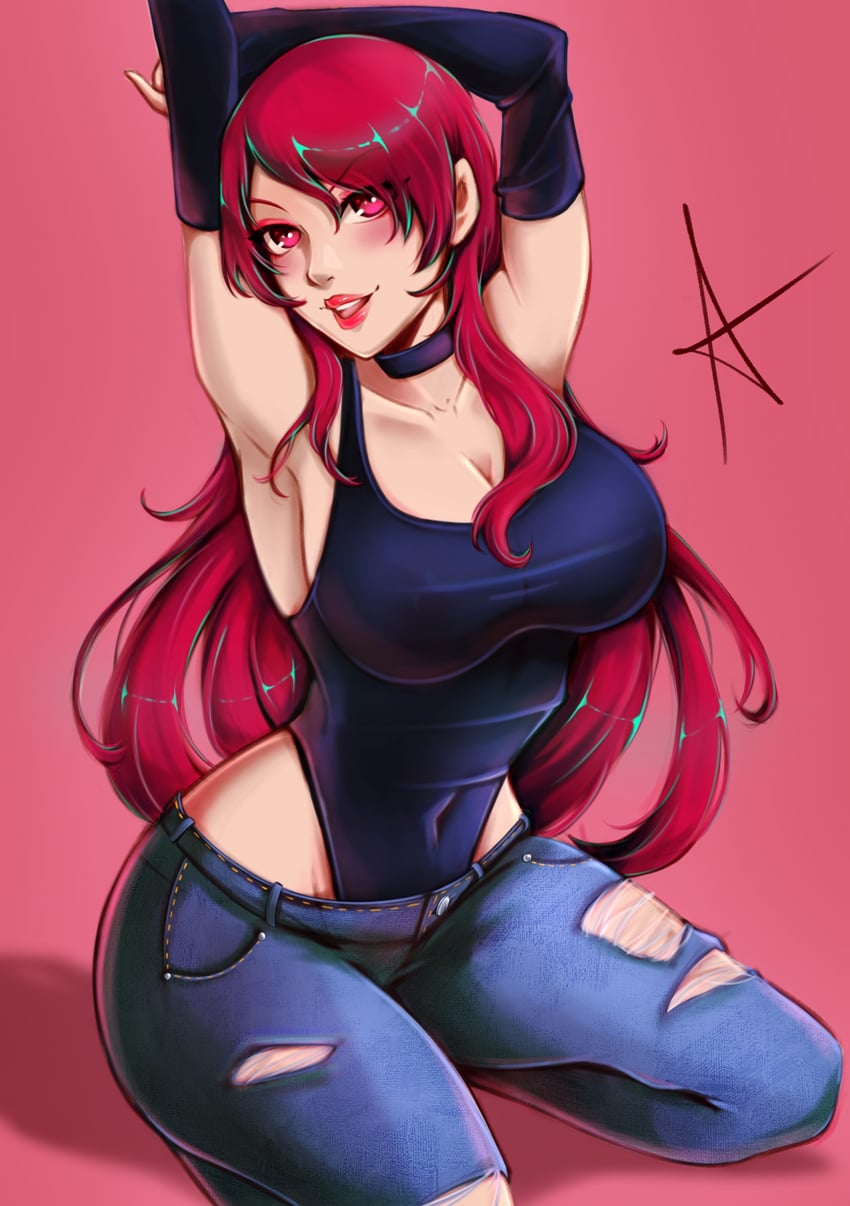 kirijou mitsuru (persona and 2 more) drawn by red_draws5