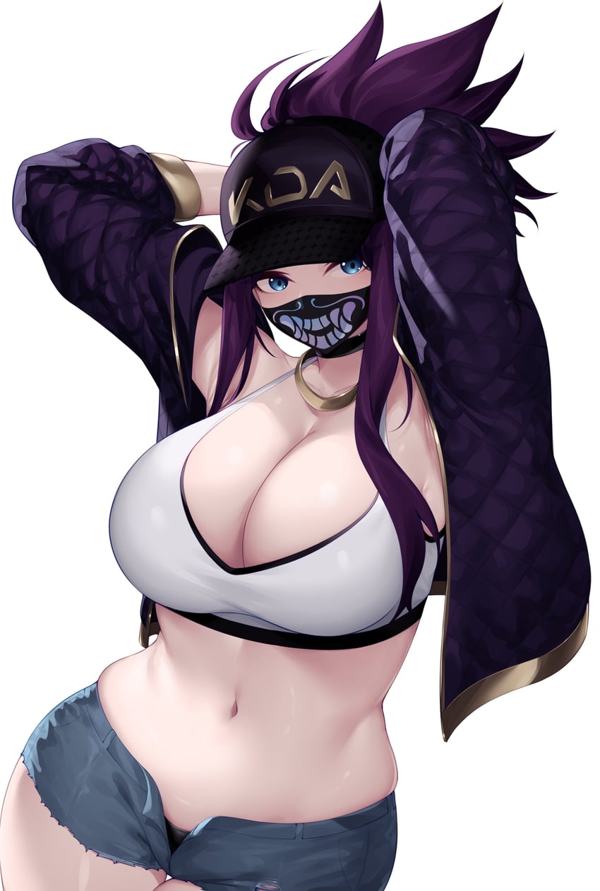 akali and k/da akali (league of legends) drawn by nanatsuichi
