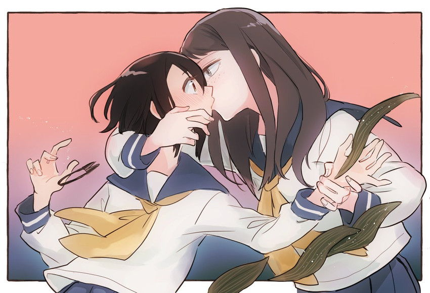 kanamori sayaka and asakusa midori (eizouken ni wa te wo dasu na!) drawn by 114iyo