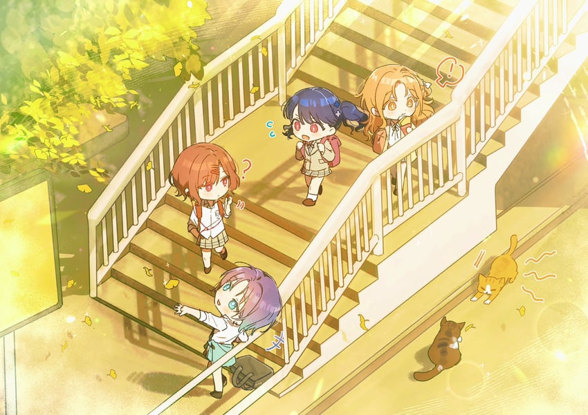 higuchi madoka, asakura toru, fukumaru koito, and ichikawa hinana (idolmaster and 1 more) drawn by qinglai_haiji