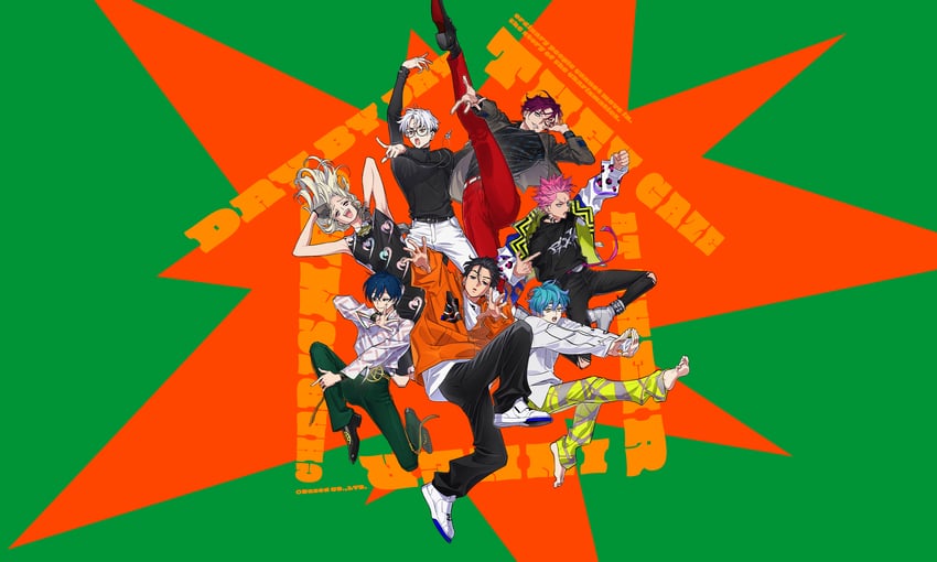 motohashi iori, ohse minato, terra, kusanagi rikai, itou fumiya, and 2 more (charisma house) drawn by mojisan_(ebimo)