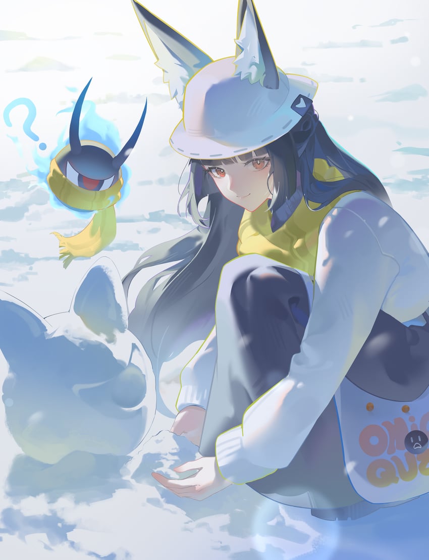 hoshimi miyabi and tailless (zenless zone zero) drawn by lingdu_han