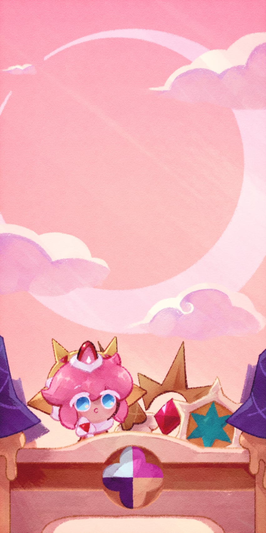 strawberry crepe cookie and vanilla cone legionnaire (cookie run and 1 more) drawn by b4c5ce