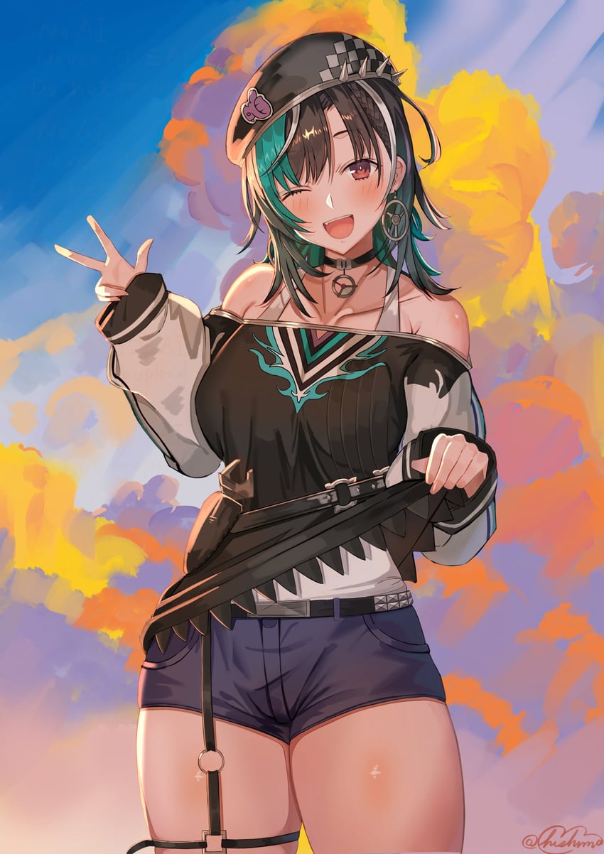 rindo chihaya (hololive and 1 more) drawn by kasutadon