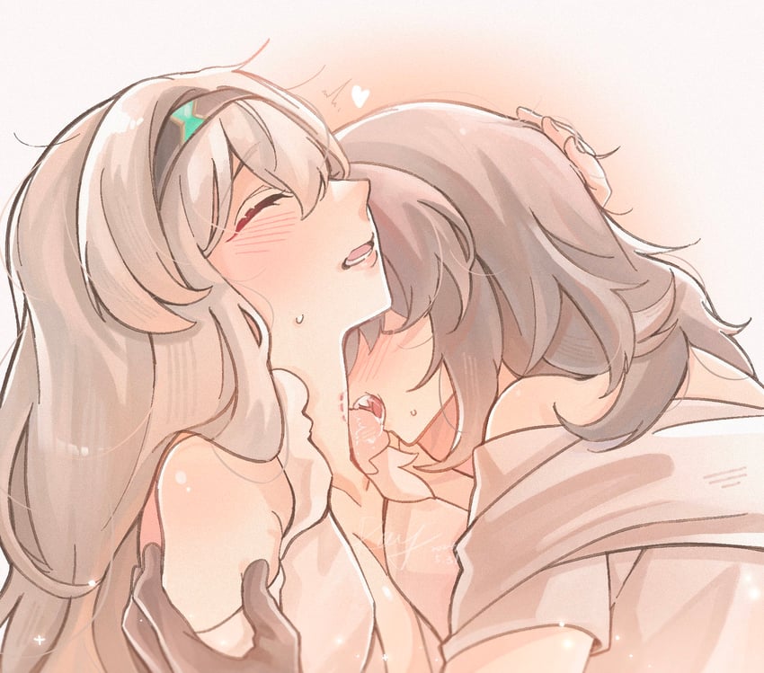trailblazer, firefly, and stelle (honkai and 1 more) drawn by yoyoray20001996