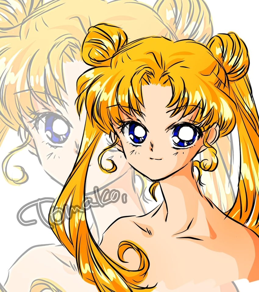 tsukino usagi (bishoujo senshi sailor moon) drawn by rockcandy_0000