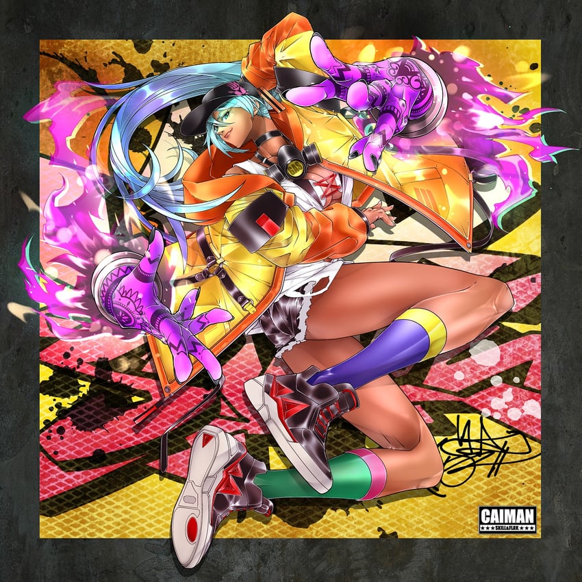 isla (the king of fighters and 1 more) drawn by cai-man