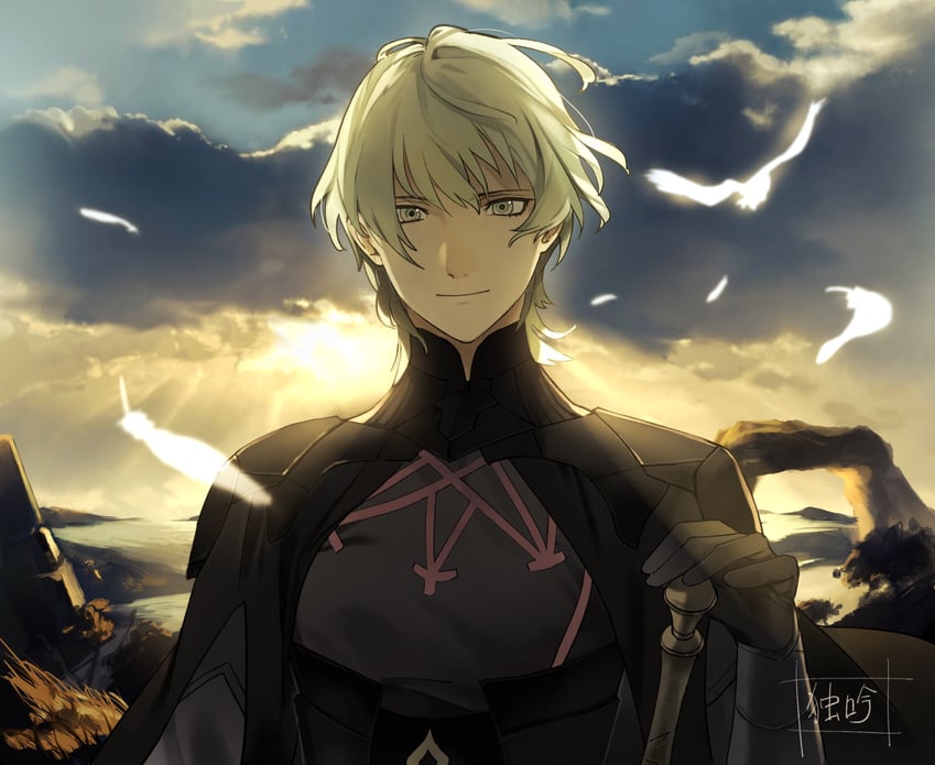 male byleth (fire emblem and 1 more) drawn by doku_gin1126