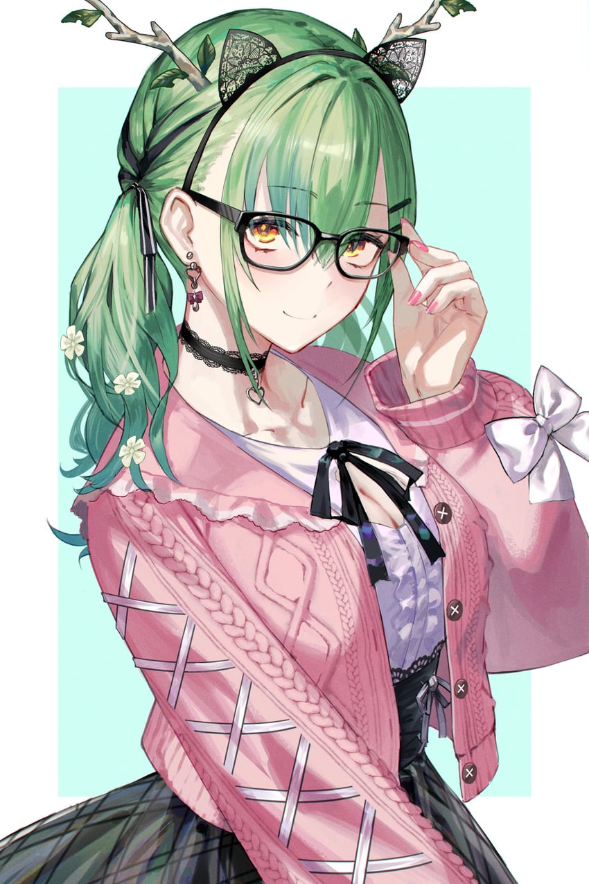 ceres fauna (hololive and 1 more) drawn by reon_(98109reon)