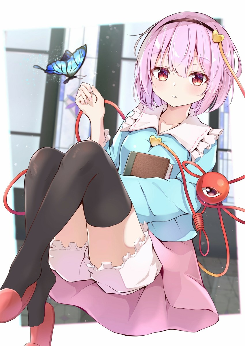 komeiji satori (touhou) drawn by iyo_(ya_na_kanji)